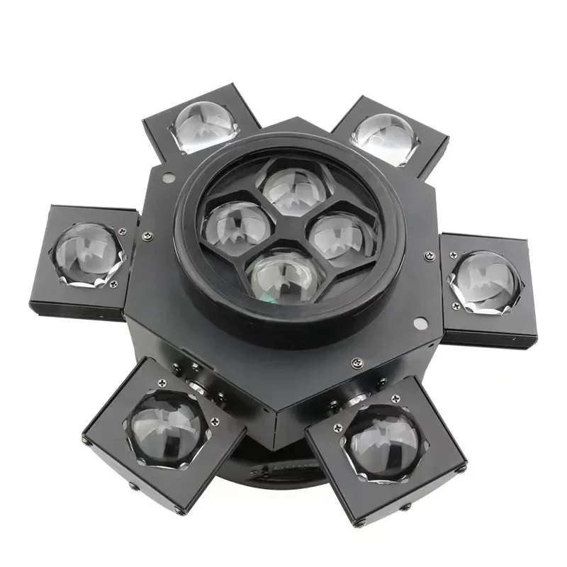 6head LED Colorful Moving Head Laser Lights Dj Disco Sound-controlled Rotating Flashing Stage Lights Luces De Escenario OEM 80