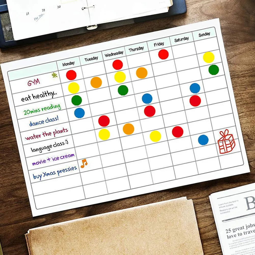

420Pcs SelfAdhesive Colorful Round Stickers Dot Labels For Organizing Documents