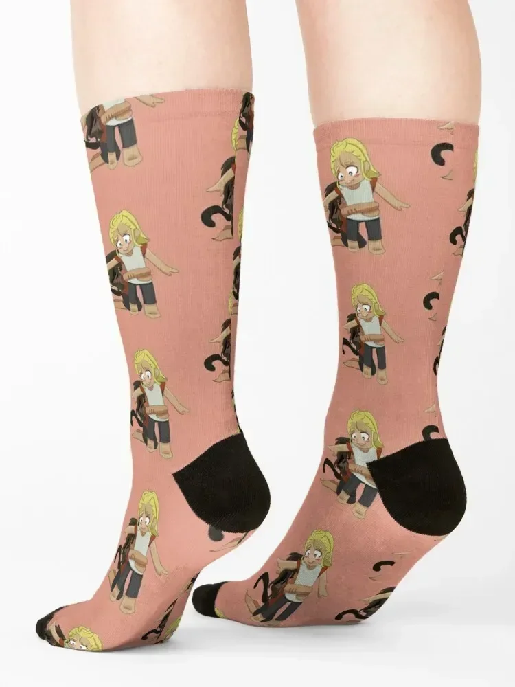 Little Adora and Catra Socks japanese fashion ankle cool golf Socks Man Women's