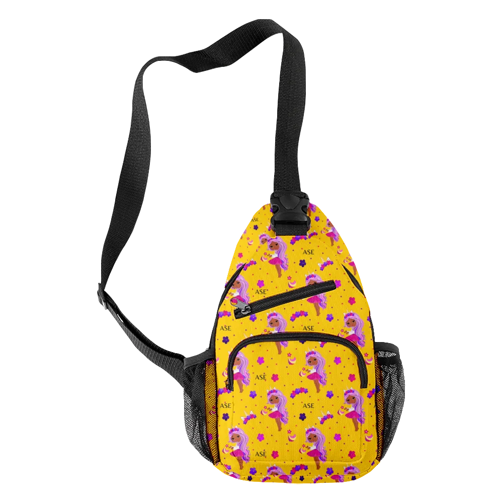 Harajuku شعبية كول الفتيات الأفريقية Crossbody حقائب الصدر أكسفورد مقاوم للماء بنين/بنات حقيبة سفر رياضية ثلاثية الأبعاد طباعة حقائب كتف