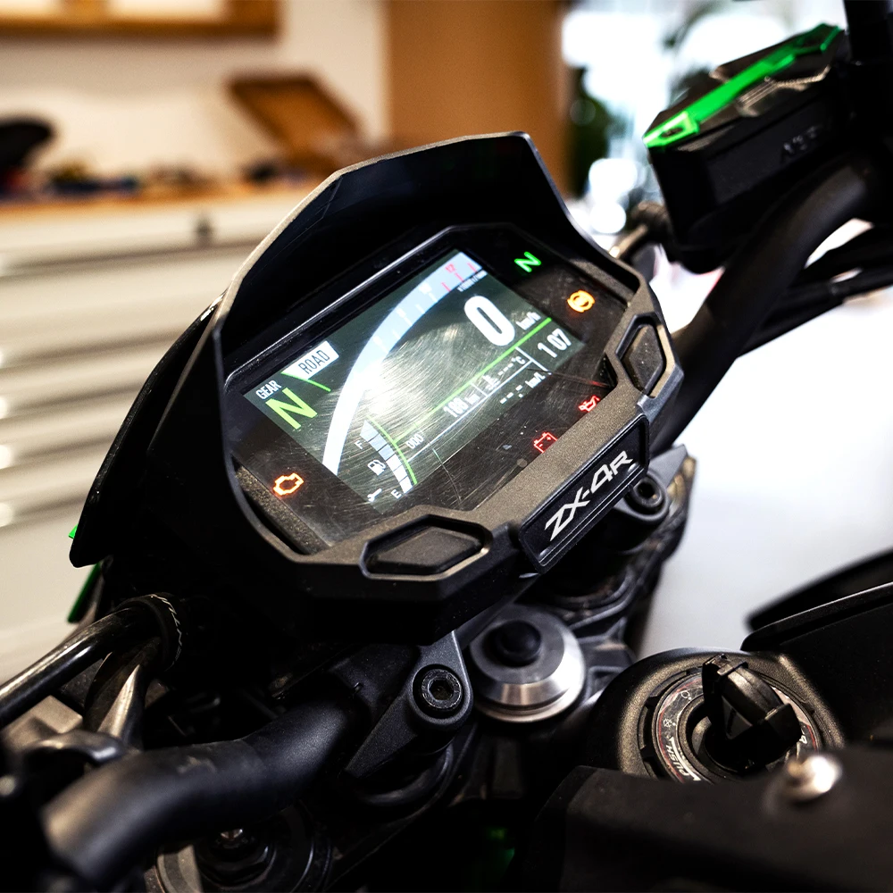 لكاواساكي ZX4RR ZX-4RR ZX 4RR 2023-2025 2026 ZX 4R ZX4R دراجة نارية الشمس قناع أداة قبعة الشمس قناع واقي الشاشة حامي #5