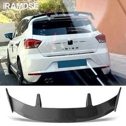 Gloss Black Spoiler for SEAT Ibiza Leon Carbon Paint 2009-2021 Year Rear Windshield Wing Trunk ABS Accessories