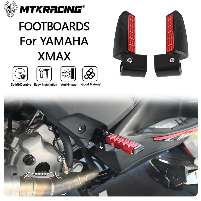 MTKRACING-reposapiés para motocicleta, estribos para YAMAHA XMAX 2023-2024