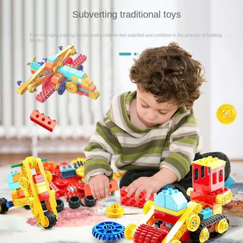 Compatible with Lego Enlightenment Science and Education Grade 1-3 Assembling Puzzle Building Blocks 3-6 Years Old Educational I