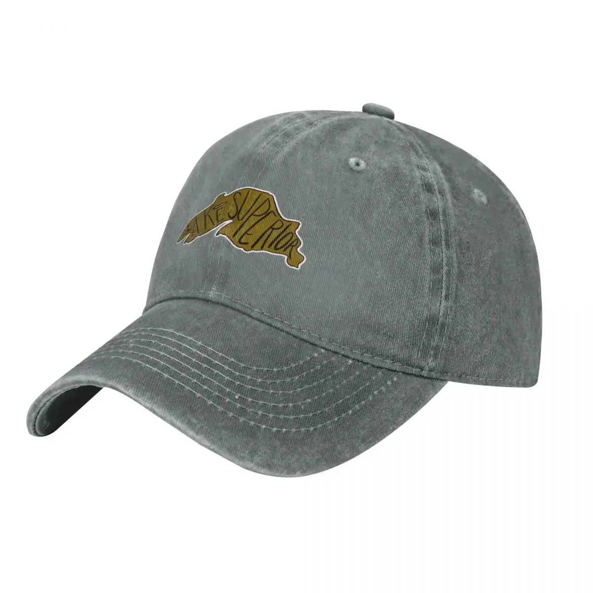 

Lake Superior in Bronze Baseball Cap Hat Baseball Cap Ball Cap Streetwear beach hat Women Beach Fashion Men's