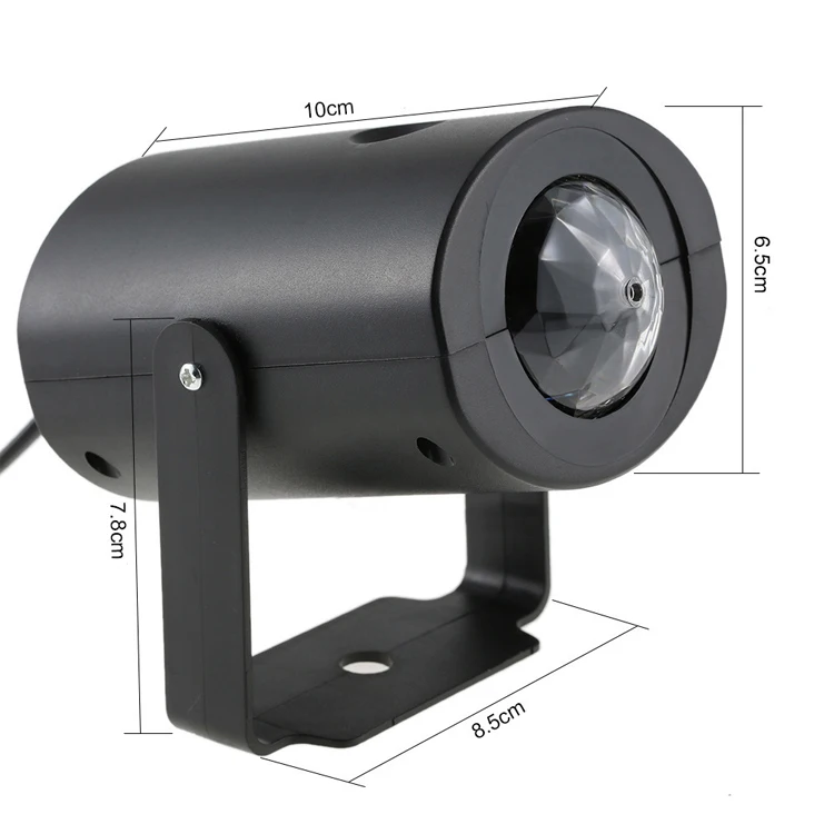 7 Color LED Star Lamp Remote Control IP65 Marine Dynamic Water Pattern Lights for Party Decorations Park Lighting Atmosphere