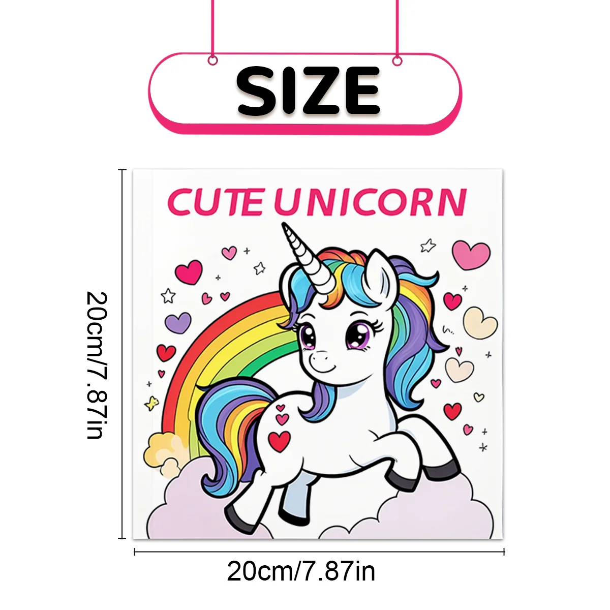 Unicorn Coloring Book for Adults - Premium Thick Pages Featuring Adorable Unicorns, Playful Ponies