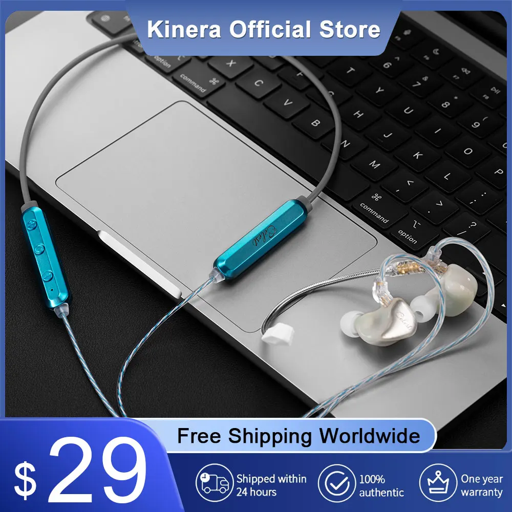 Kinera Celest SkySoar Earphone Neckband Bluetooth Cable V5.3 With Detachable Boom Mic Headset Gaming Livestreaming Calling Cable