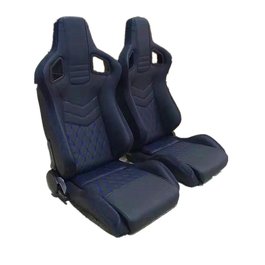 

JBR1063 JIABEIR Роскошные кожаные сиденья-ковши для автомобиля, комфортные аксессуары для интерьера, регулируемые спортивные сиденья-ковши для гоночных автомобилей