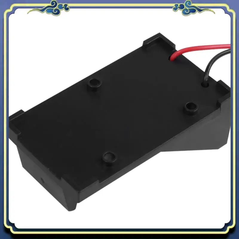 Portable 4X 9V Volt Battery Holder Box Case Plug 5.5X2.1 For Arduino Breadboard Power Supply