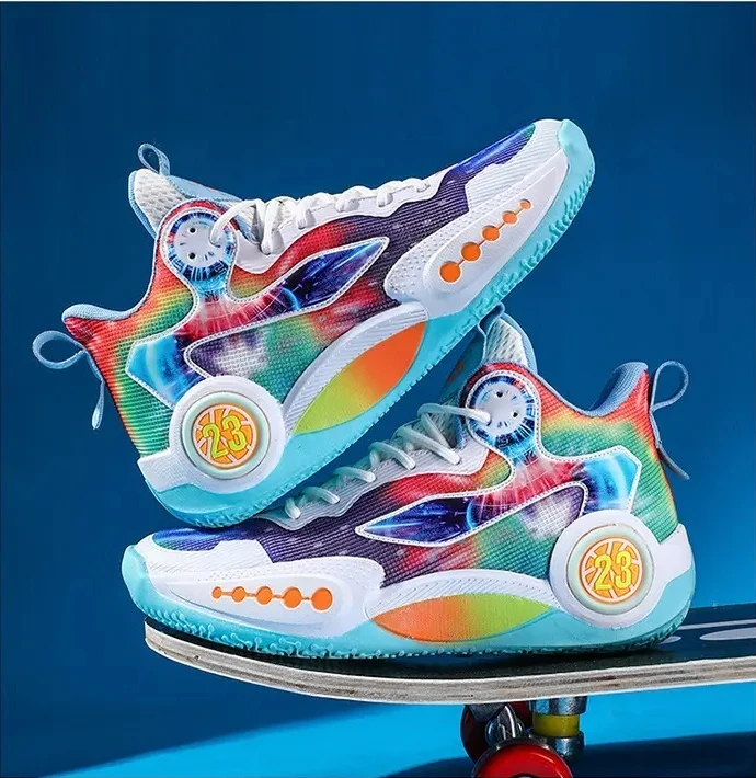 

Мужские легкие баскетбольные кроссовки в стиле ретро с кожаной поверхностью, противоскользящие, износостойкие, амортизирующие спортивные кроссовки