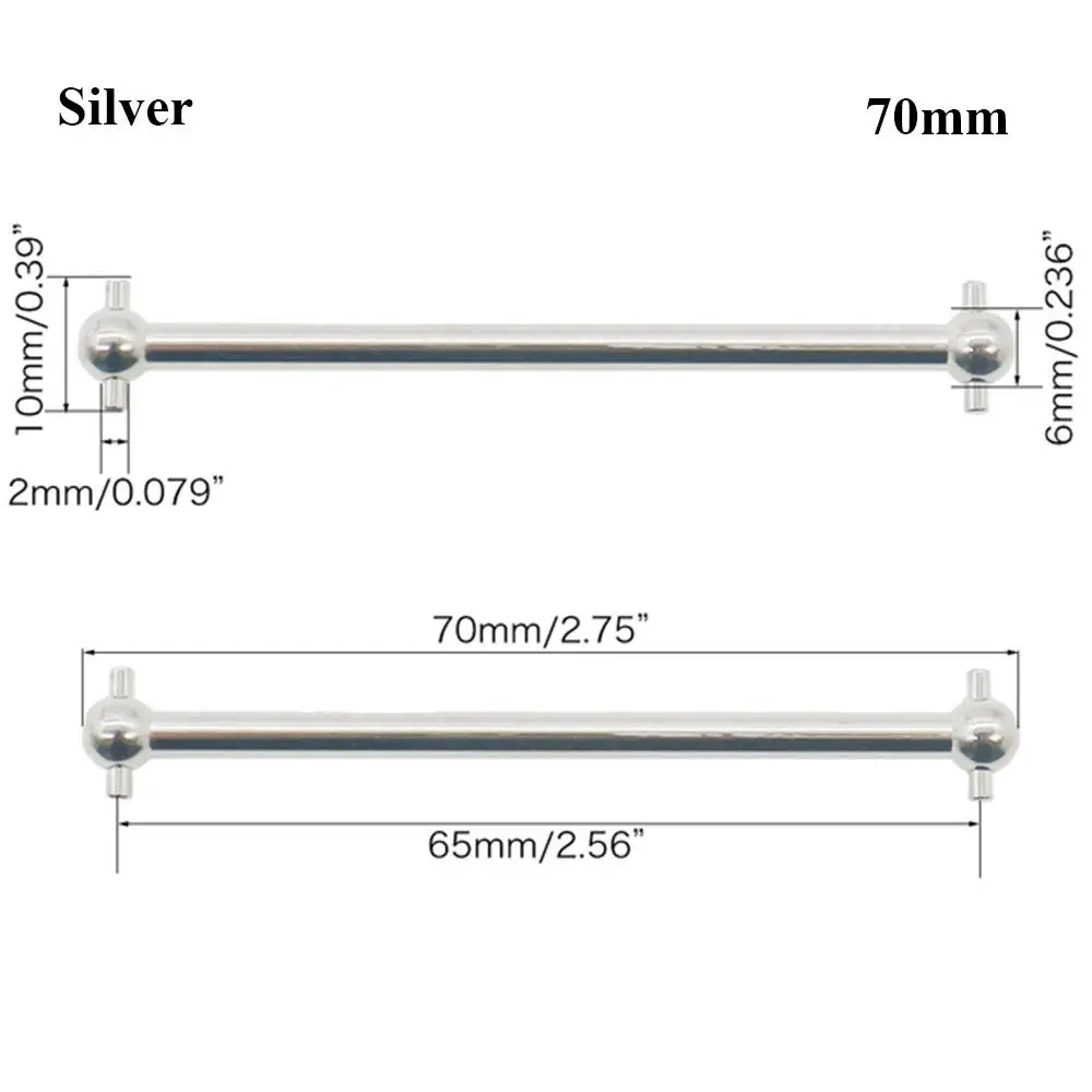 

84mm 87mm 89.5mm Accessories Steel Metal RC Car Parts HSP Unlimited Remote Control Car Drive Shaft Dogbone