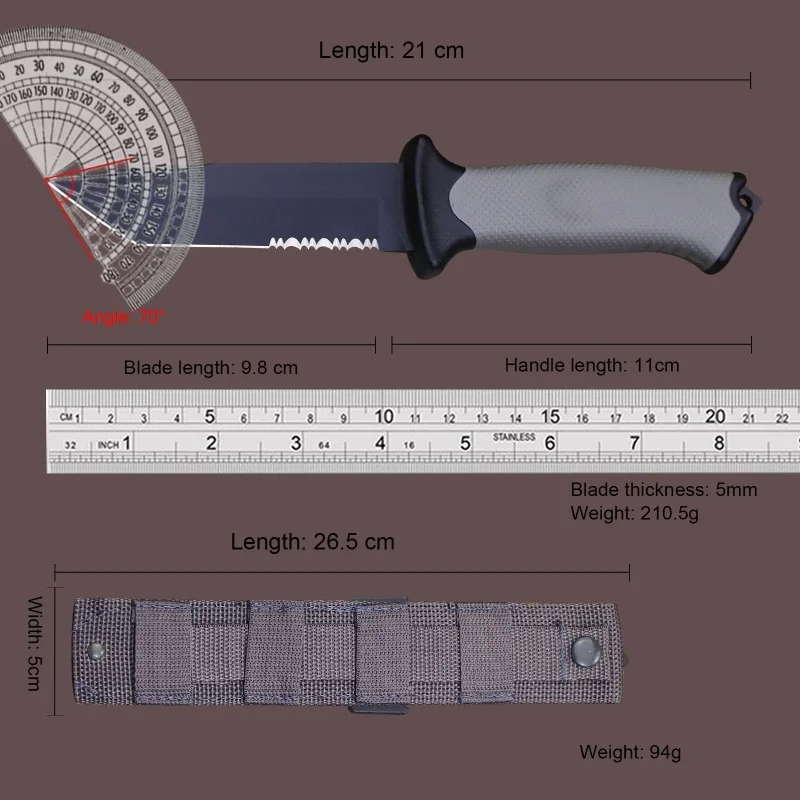 2024 고경도 스트레이트 나이프, 풀 블레이드, 반이빨, 사냥 칼, 캠핑 구조 스트레이트 나이프, 정글 도구 칼, 신제품