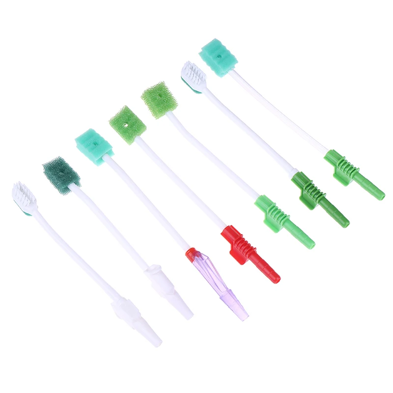 Disposable Medical Sponge Toothbrush ICU Suction Swab Oral Care Single Use Suction Toothbrush System Oral Hygiene