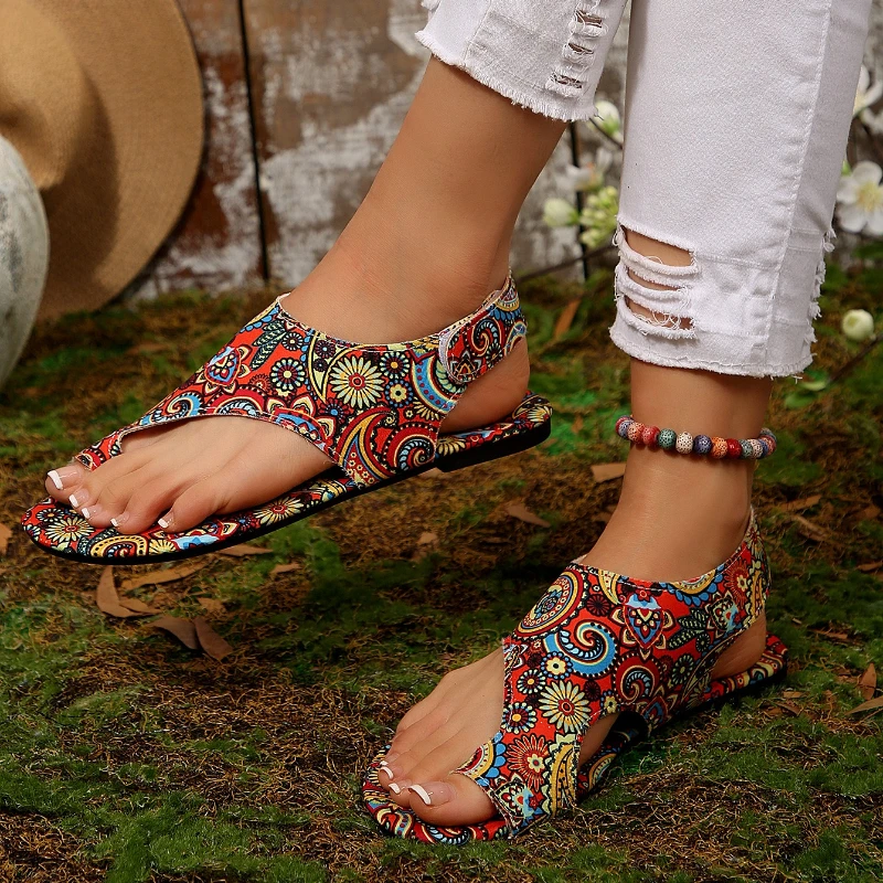 2026 New Bohemian Print Design - Ethnic Style Dresses 评论和价格
