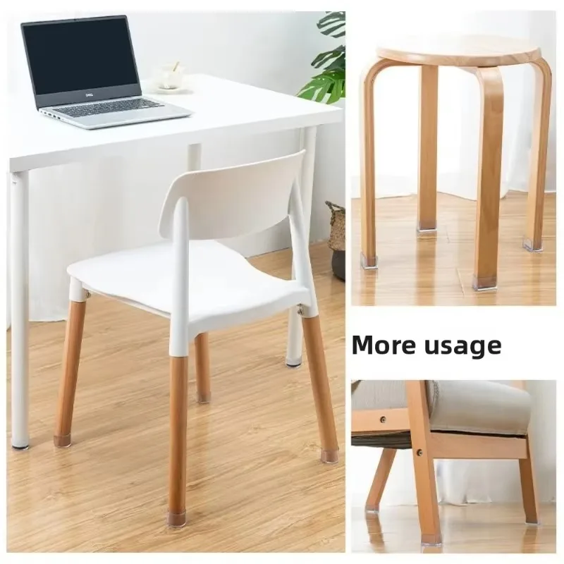 

20Pcs Thickened rubber PVC anti slip table and chair cover, leather cover, silent foot cover, iron stool, steel pipe protective