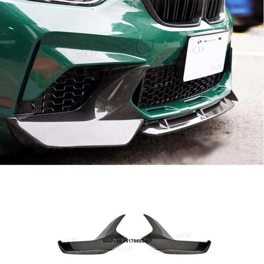 

Carbon Fiber Front Bumper Lip Splitters forBMW 2 Series F87 M2 M2C 2018 2019 2020 Car Model