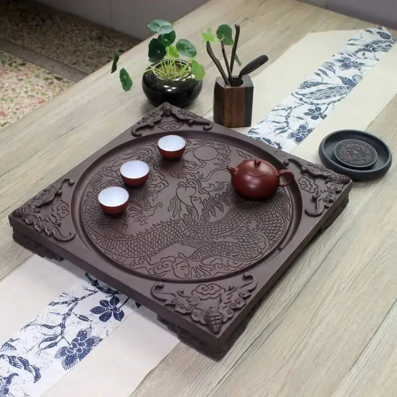 Stone Serving Tea Tray Valet Desk Vintage Decorative Nordic Plate Small Tea Tray Coasters  Bandejas Home Decorationgs