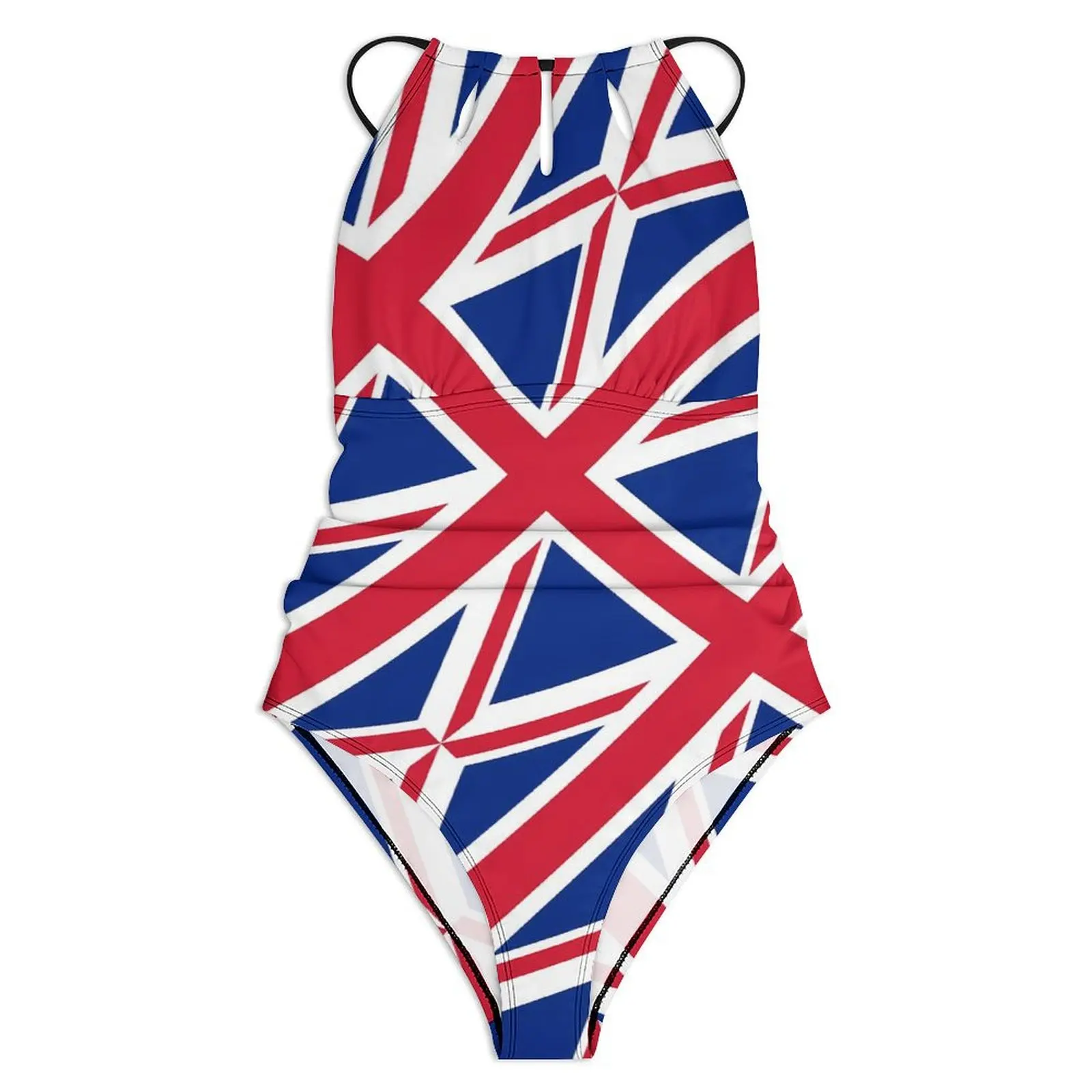 British Flags Swimsuit Flag Print One Piece Swimwear Push Up Korean Fashion Bathing Suits Sexy Beach Pattern Swimsuits