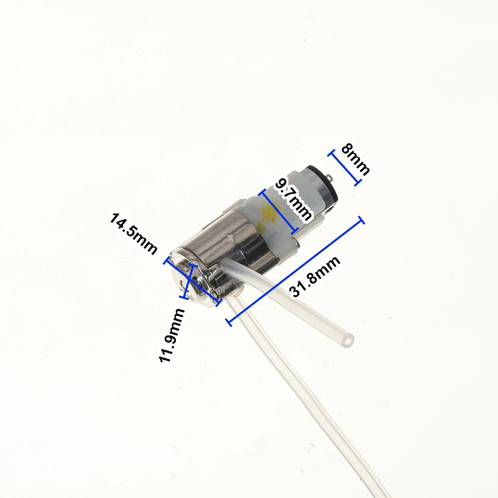 Mini 10MM Peristaltic Pump DC 2.4V-4.2V 2mL/min Planetary Squeezing Pump  Precision Instrument Metering Pump