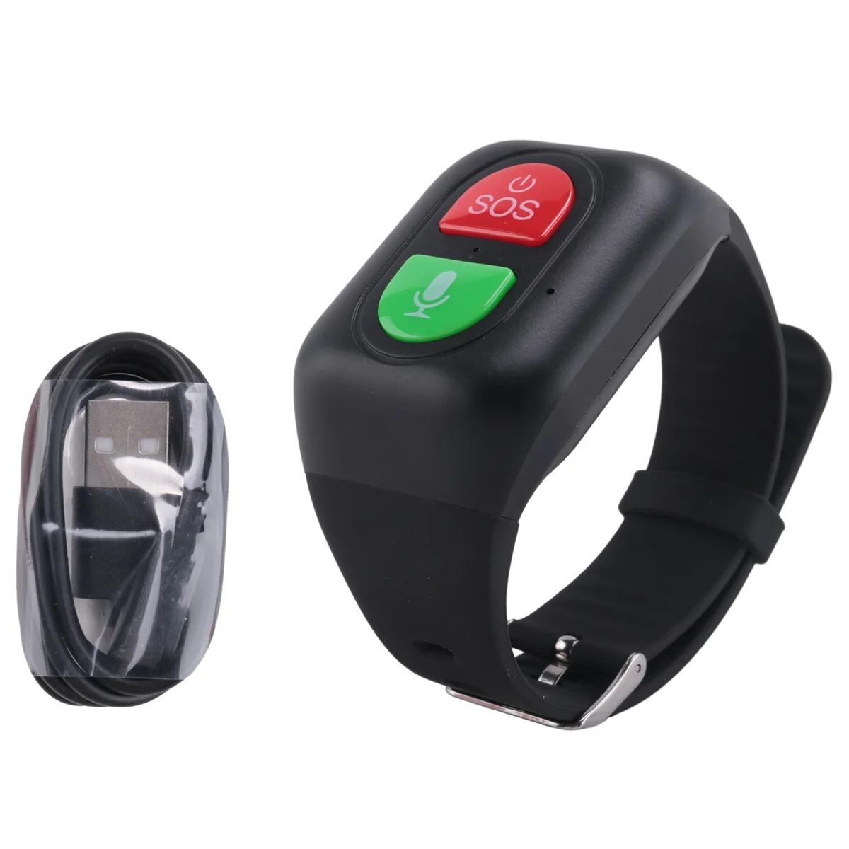 Ouderen GPS Tracker 4G Telefoon Horloge SOS Eén Sleutel Oproep Anti-Wandering Tracker Sportarmband Hartslag Bloedmonitor