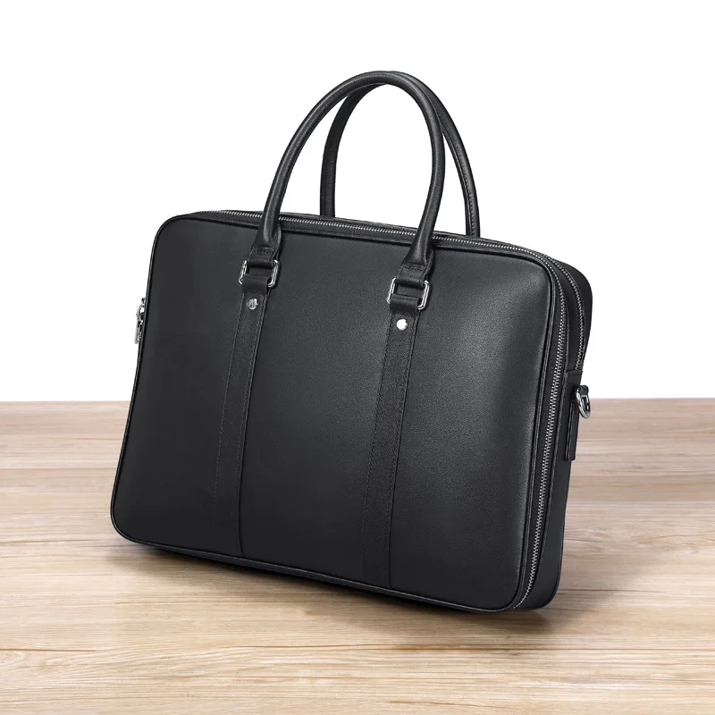 핸드백 정품 메신저 럭셔리 남성 가죽 노트북 가방 컴퓨터 대용량 최고급 소가죽 남성 비즈니스 서류 가방