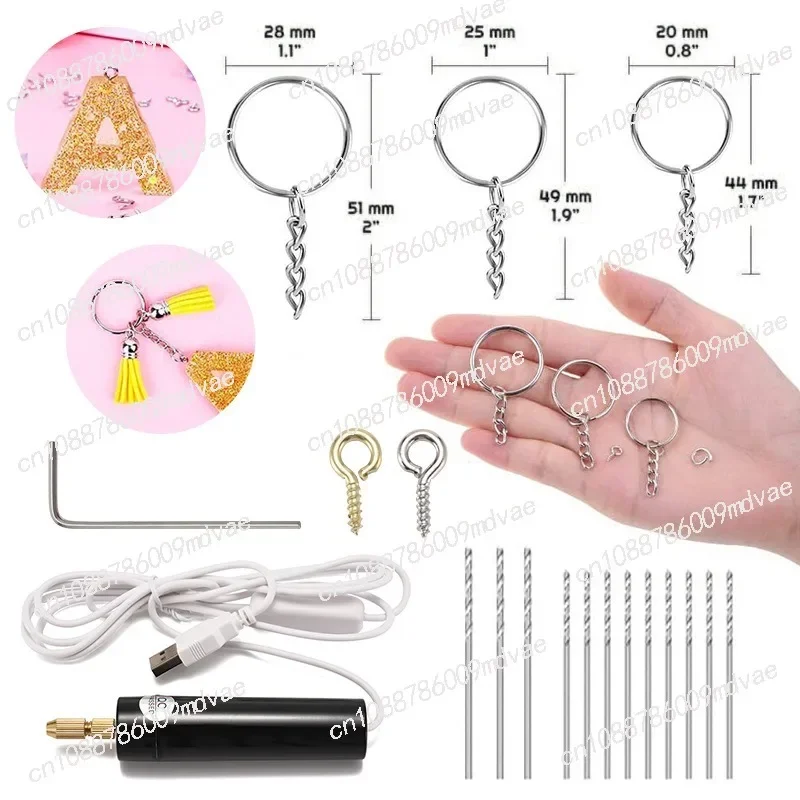 

Мини-электрическая дрель Crystal Epoxy DIY, маленькая электрическая дрель USB, перламутровое ручное сверление и штамповка. в наличии