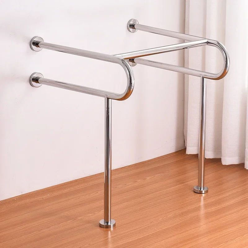 Steel Toilet Grab Bars Hand Grip Stainless Support Rail Shower Disability Aid Grab Bar Handle Safety Barra Bathroom Accessories