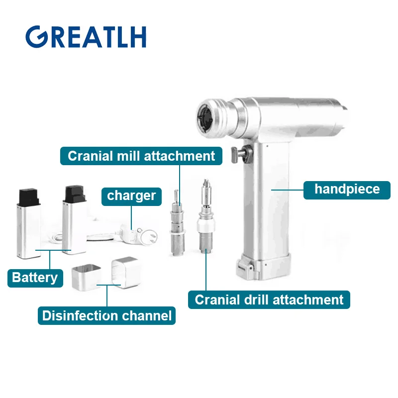 

Orthopedic Power Tools Craniotomy Drill Set N Series Cranial Drill Craniotomy Drill Orthopedic Instrument