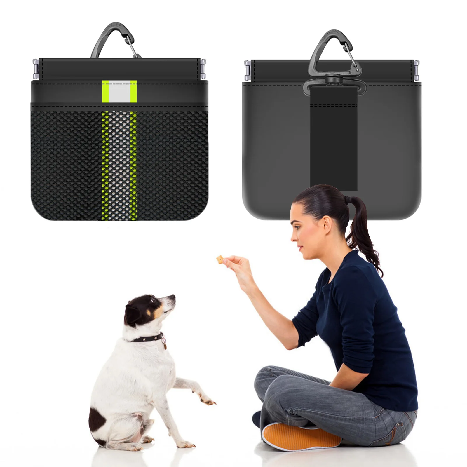 New Pet Snack Bag Dog Training Bag Metal Elastic Buckle Waterproof and Wear-resistant Pet Products