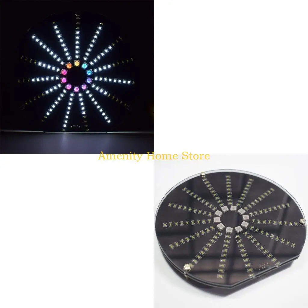 F26C LED Okrągły wizualizator Wyświetlacz widma muzycznego Zestaw do lutowania komponentów