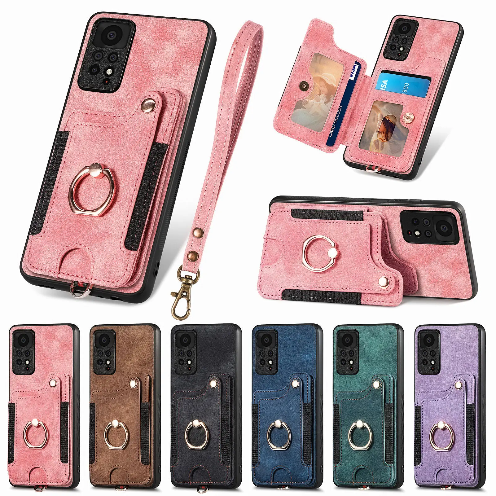 

Кожаный чехол для Xiaomi Redmi Note 12 Pro Plus 11S 11 10 Lite 13 POCO X5 X4 12T X3