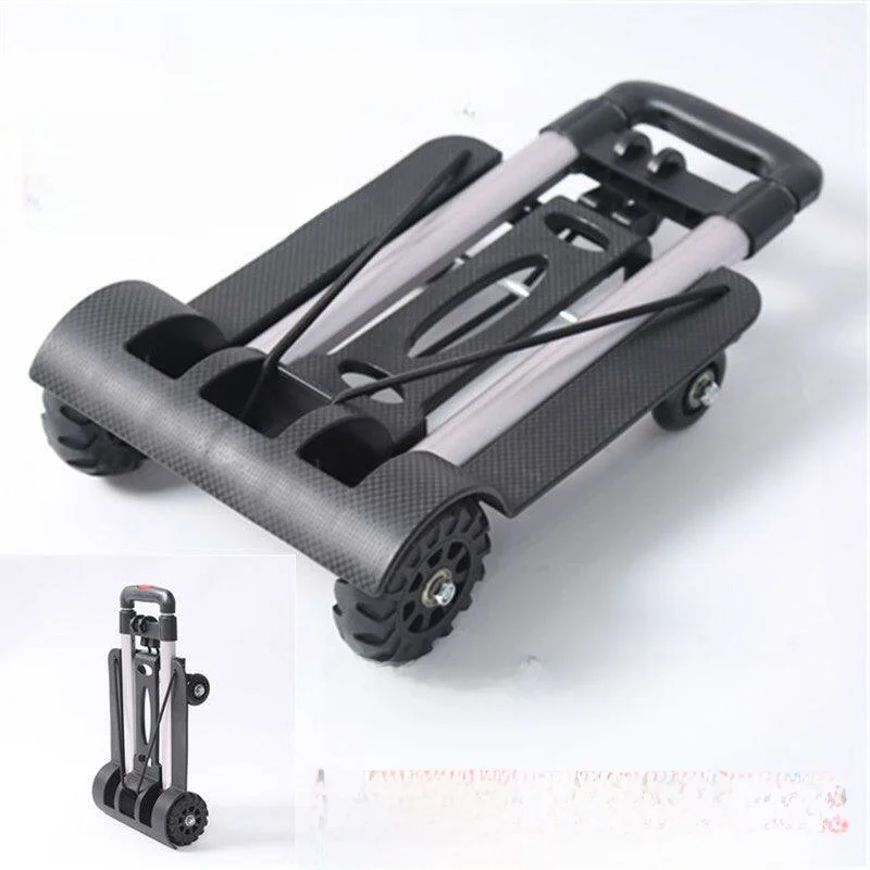 portable-shopping-cart-hand-pulling-vegetable-buying-car-stainless-steel-material-non-folding-eva-wheel-under-3kg-weight