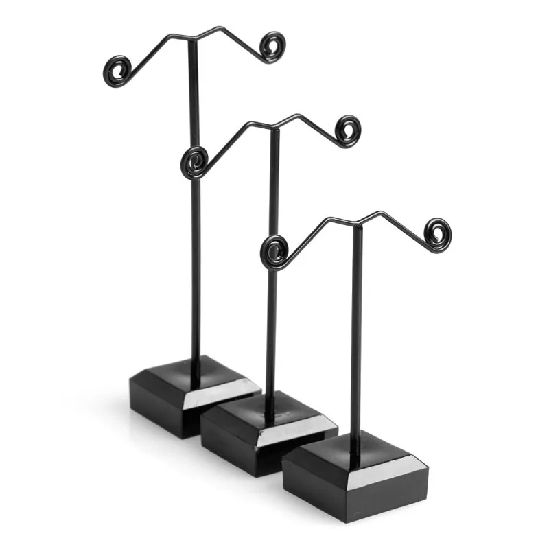 3Pcs/Set Earring Shelf Fashion Stand Holder Jewelry Display Rack Acrylic Ear Showcase Professional Lamp Tree Decor