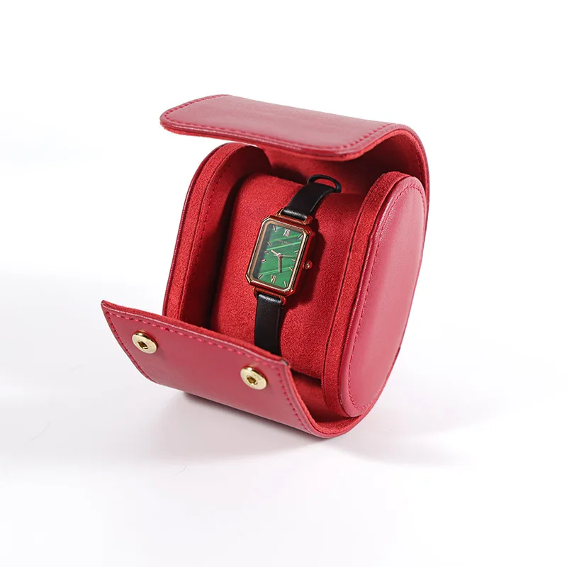 Modische Leder-Uhrenbox mit 1/2/3 Fächern, Tragbare Aufbewahrung für Rolexlitbreas Santos Omg Mechanische Quarz-Uhren, Staubdichte Box – Detail 22