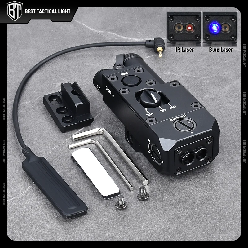 WADSN Taktische Metall CQBL-1 Rot Grün Blau Dot IR Laser Pointer Fit 20mm Picatinny Schiene Waffe Scout Lampe Airsoft zubehör 8