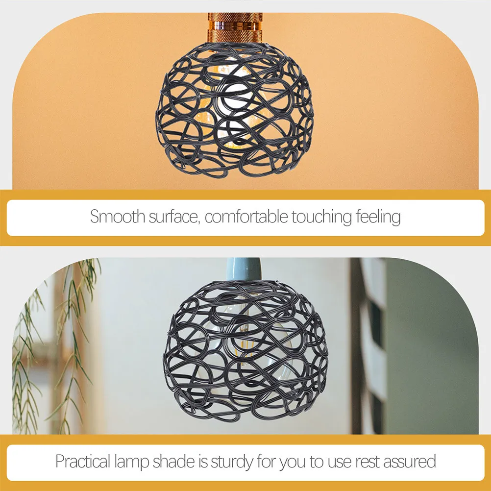 

2pcs Lamp Shade Iron Hollow Out Ceiling Light Cover For Living Room Bedroom Kitchen Pendant Lamp Replacement Decorative Hanging