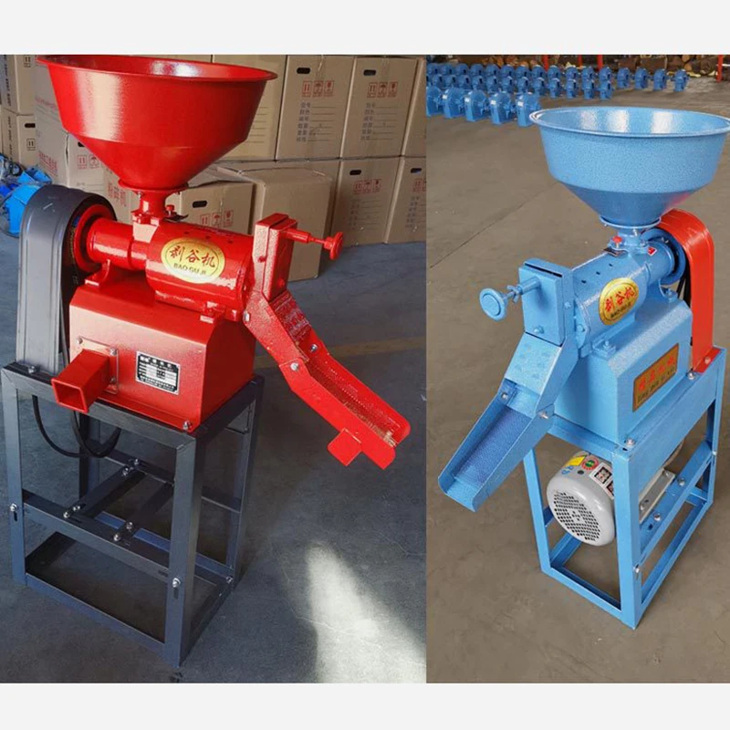 

For m Electric Small Rice Milling Machine 150kg/h Capacity 2.2KW Power 220V Easy to Operate Rice Processing Machinery m