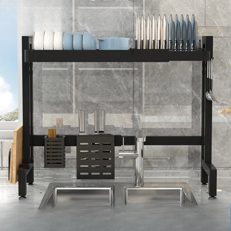 Многофункциональная полка для раковины, выдвижная многослойная чаша для кухонной мойки