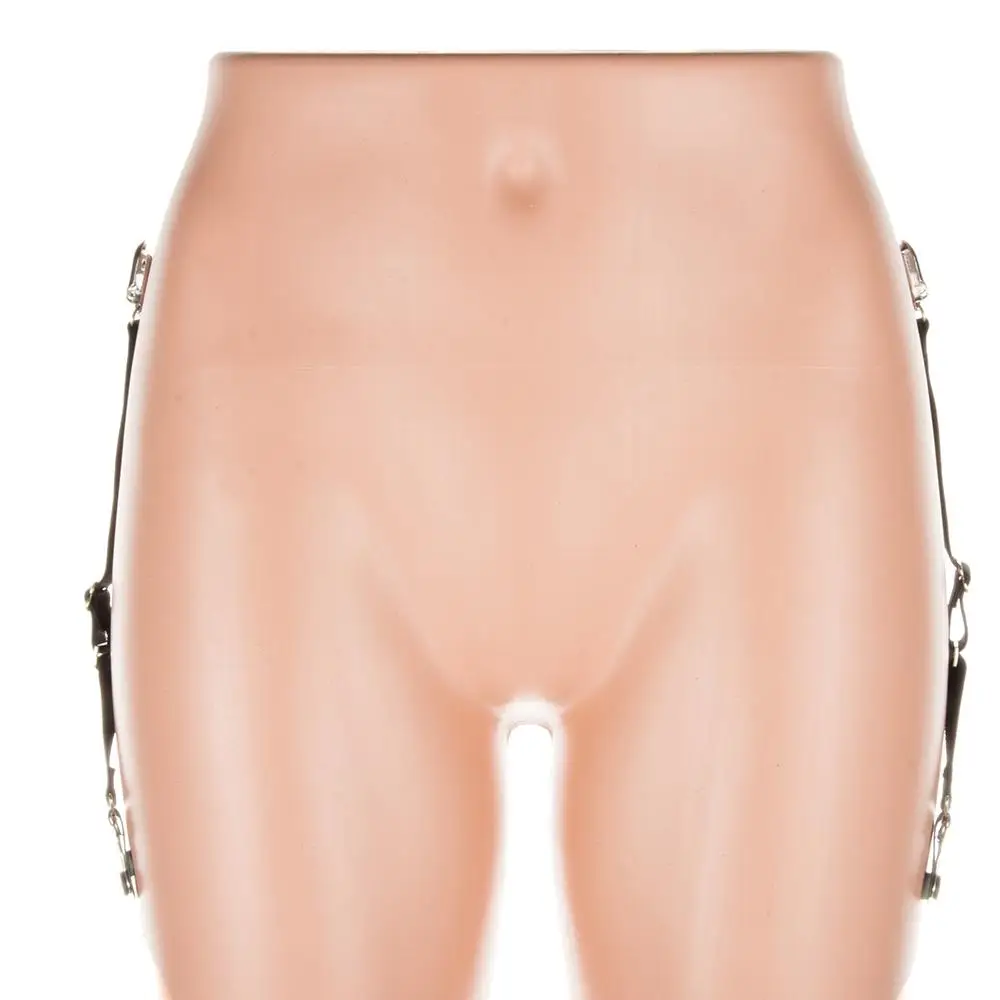 Elasticity Straps Punk Metal Strap Elastic Clips Leg Suspender Sexy Belt Garters 2PCS