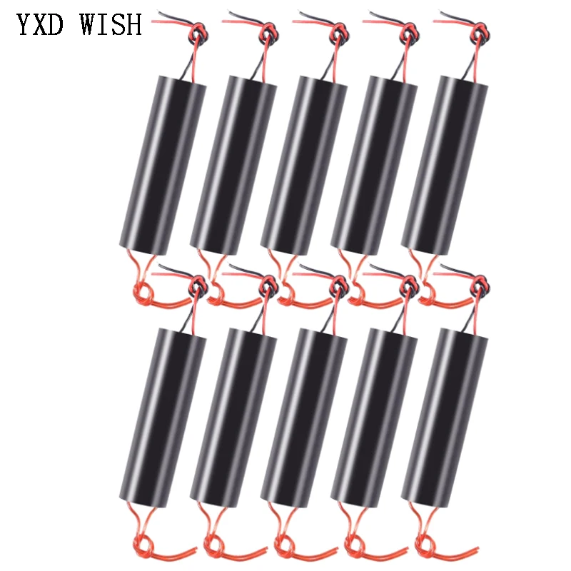 10pcs DC 3.7-6V to 1000KV Boost Step up High-voltage Generator Ignition Coil Pulse Power Module Igniter Transformer DIY Kit