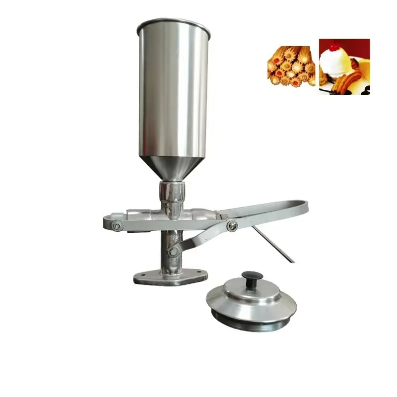 Commercial Manual Churros Filling Machine for Chocolate Cream Jam Fritter Dessert Filler Kitchen Equipment