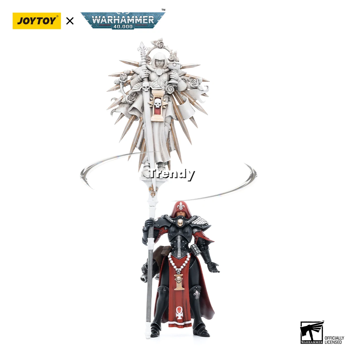 [البقعة السلع] JOYTOY Warhammer 40K 1/18 شخصيات الحركة Adepta Sororitas Battle Sister 5 قطعة نموذج عسكري أنيمي