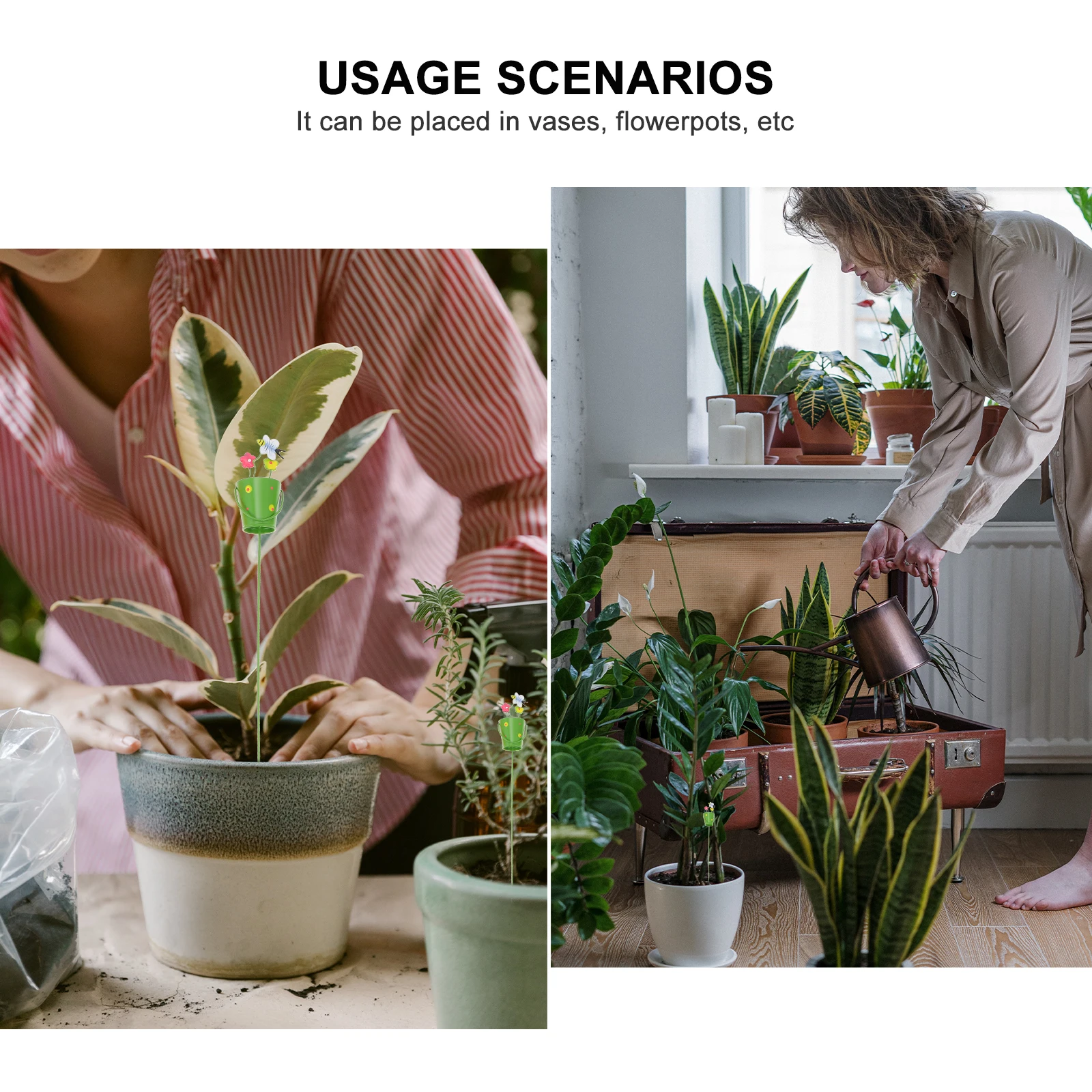 

4pcs Artificial Plant Decorative Inserts for Potted Plants Flower Arrangement nament Flower Arrangement nament