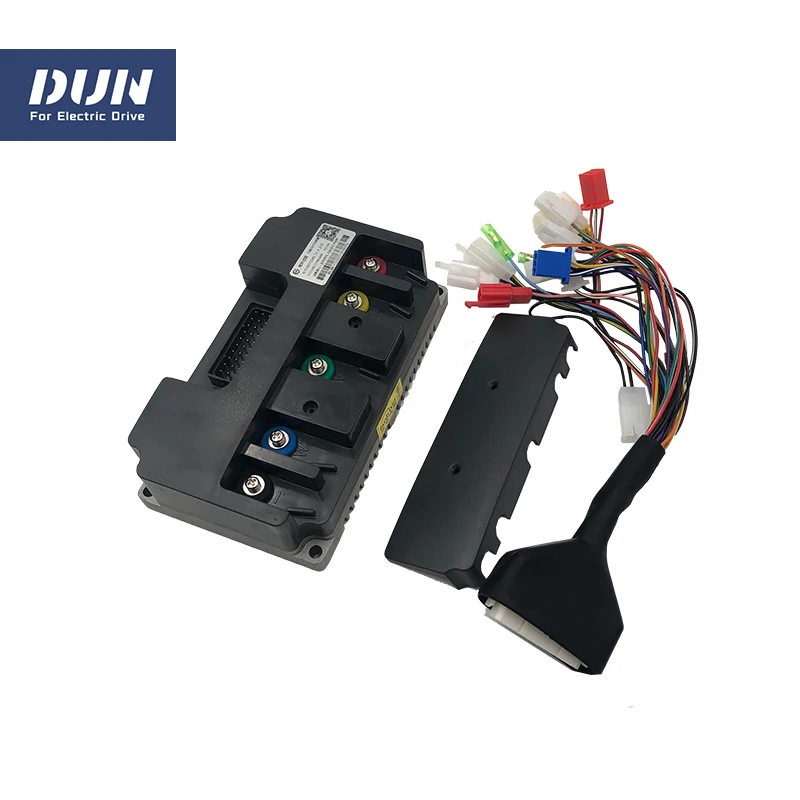 FOC IPMSM FarDriver ND72260 48V 60V 72V 80A 1KW 2KW BLDC E-Scooter Motor Controller with DKD Display and T08 Throttle