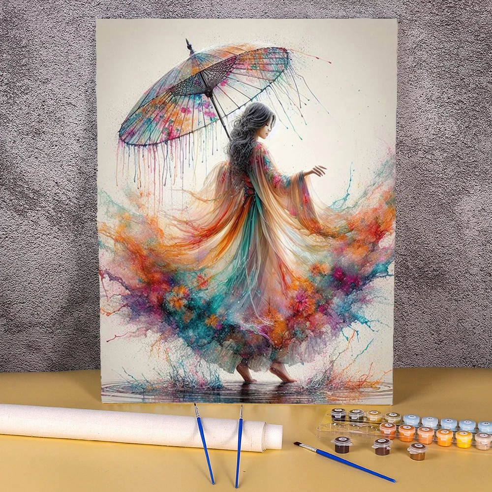 

DIY Painting By Numbers Chinese Anime Style Acrylic Paint Kits Handmade Oil Painting Wall Art Picture Home Decor Unique Gift