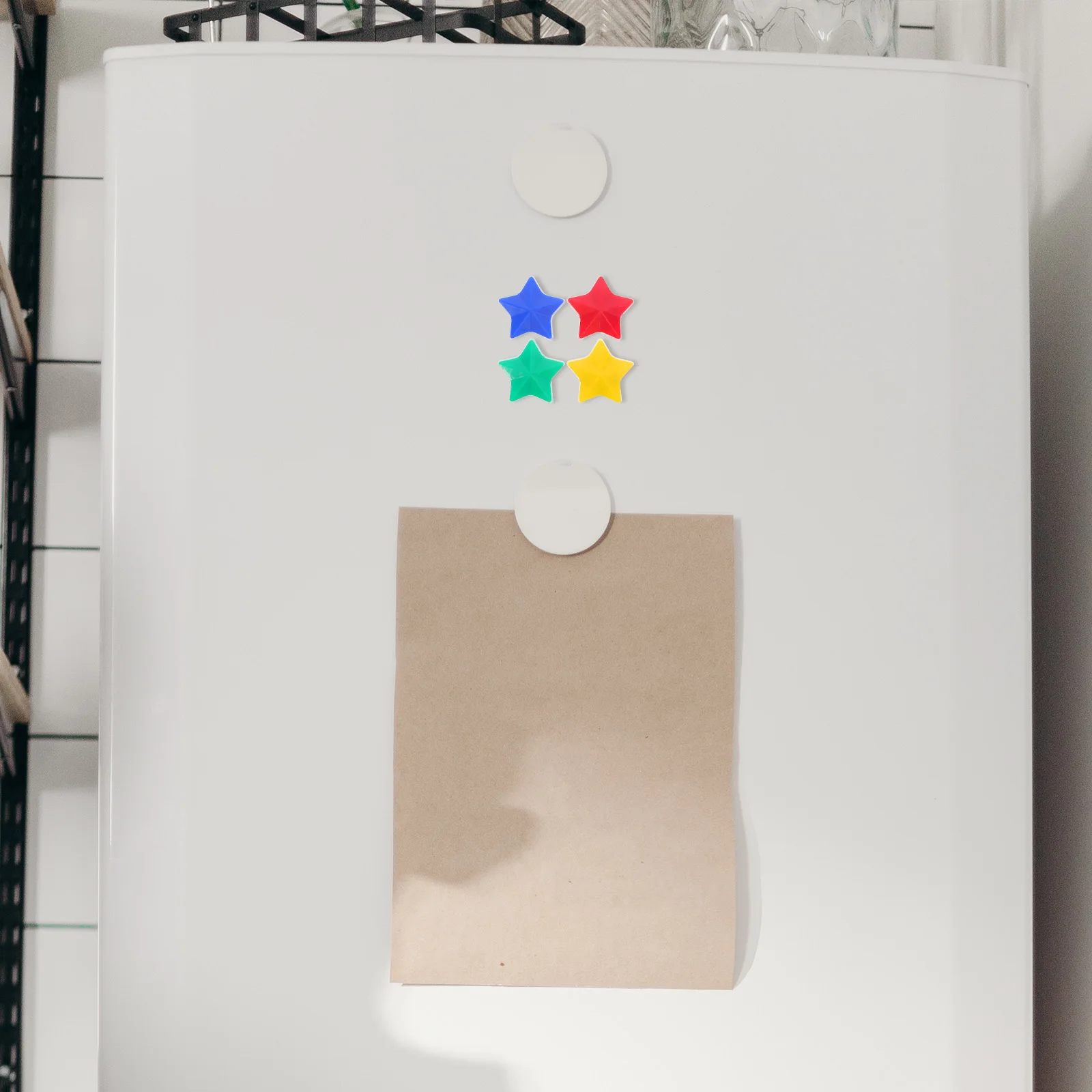 

40Pcs Multifunctional Star Magnets for Whiteboard Refrigerator Decorative Magnetic Clips Home School Office Organization Tools