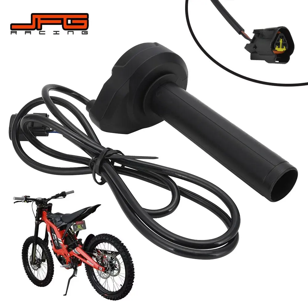 Carbon Fiber Color Throttle Turn Grip Handlebar Accelerated For Surron  X/S Lightbee Electric Dirt Bike Motorcycles Accessories
