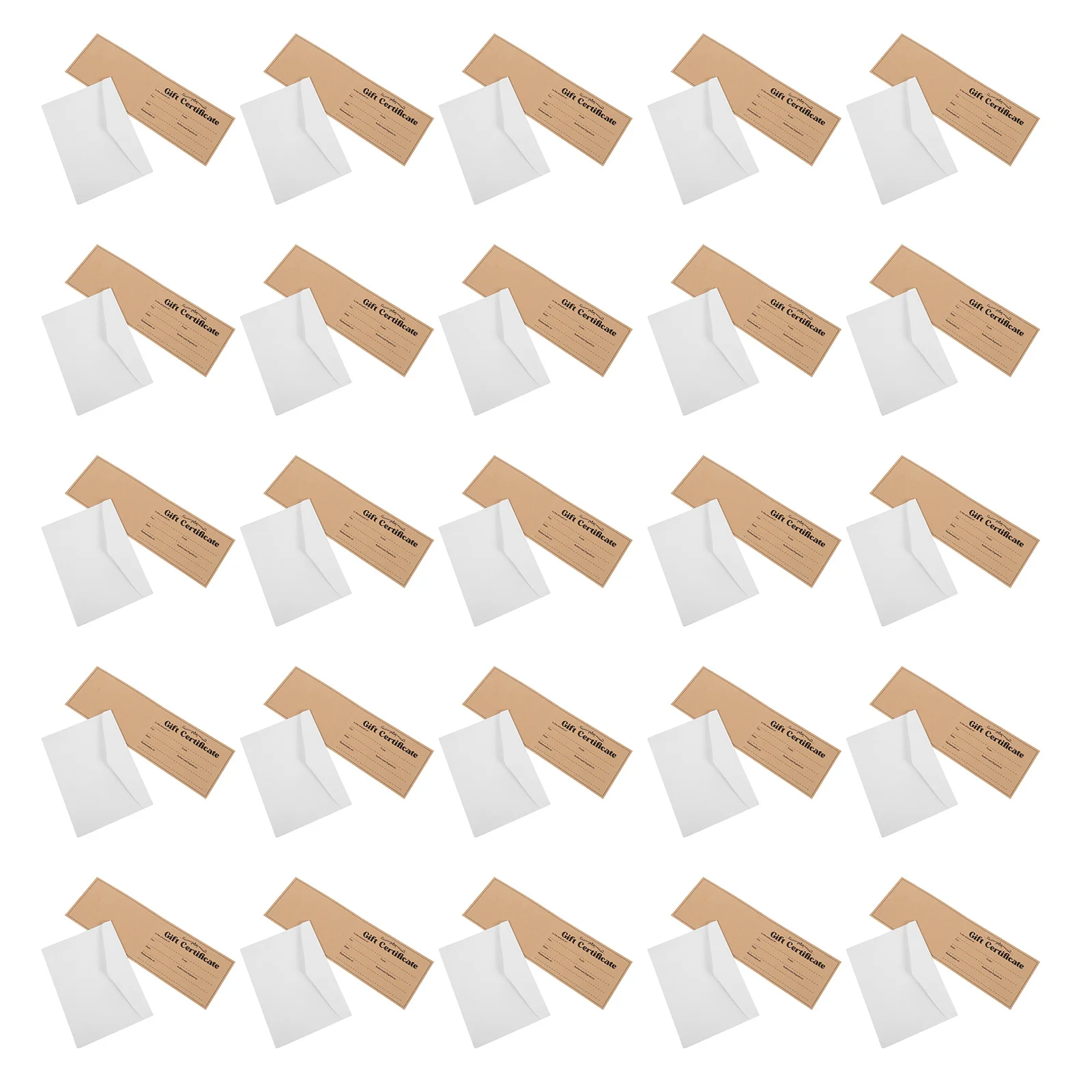 

Blank Gift Voucher Coupon Set Perfect for All Occasions Personalized DIY Design Flexible Use Gift Card Template Popular