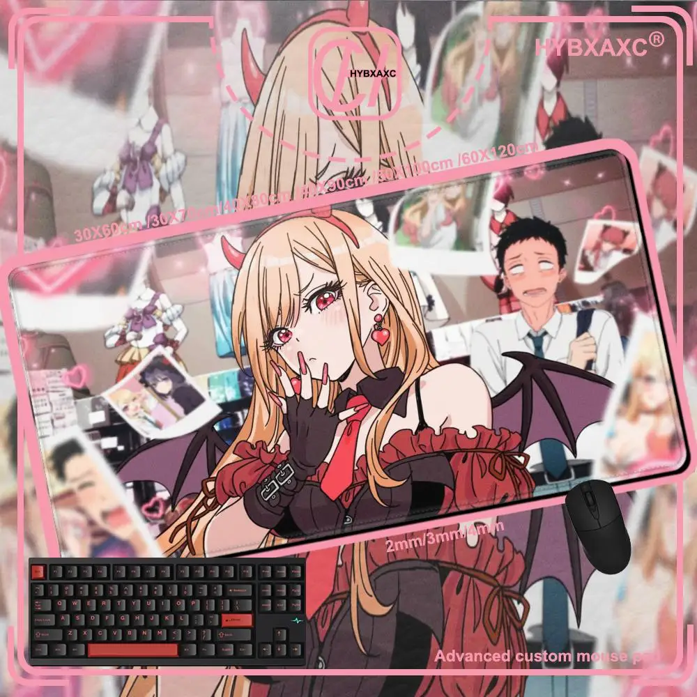 My Dress-Up Darling Kitagawa Marin Gojo Wakana Mouse Pad Tablet Laptop xl desktop mouse mat keyboard pad csgo Player HYBXAXC